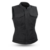 Ludlow Women's Motorcycle Canvas Vest