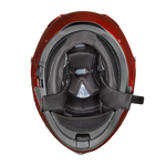 Daytona Glide Modular Motorcycle Helmet - DOT Approved, Bluetooth Ready, Dual Visor, Men/Women/Youth - Black Cherry
