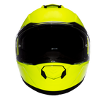 Daytona Glide Modular Motorcycle Helmet - DOT Approved, Bluetooth Ready, Dual Visor, Men/Women/Youth - Fluorescent Yellow