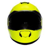 Daytona Glide Modular Motorcycle Helmet - DOT Approved, Bluetooth Ready, Dual Visor, Men/Women/Youth - Fluorescent Yellow