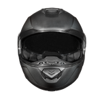 Daytona Glide Modular Motorcycle Helmet - DOT Approved, Bluetooth Ready, Dual Visor, Men/Women/Youth - Gun Metal Grey Metallic