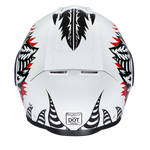 Daytona Glide Modular Motorcycle Helmet - DOT Approved, Bluetooth Ready, Dual Visor, Men/Women/Youth - W/ Phoenix