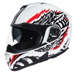 Daytona Glide Modular Motorcycle Helmet - DOT Approved, Bluetooth Ready, Dual Visor, Men/Women/Youth - W/ Phoenix