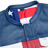 Patriot Rebel Men's Motorcycle Leather Vest