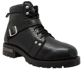 Edgewalker Men's 6"  Black Motorcycle Boots
