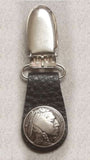 J122-12 Boot Clips Indian Head Nickel