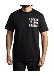 Men's Biker T-Shirt - Locked and Loaded - Defend The 2nd Amendment