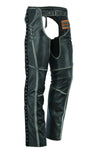 Women's Gray Stylish Lightweight Hip Set Chaps