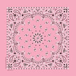 NT448 Bandana Paisley Light Pink