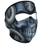 WNFM415 ZAN® Full Mask- Neoprene- Snake Skull