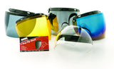 2-211 3 Snap Flip Shield - Hard Coated Silver Mirror