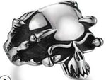R18 Stainless Steel Hold This Biker Ring