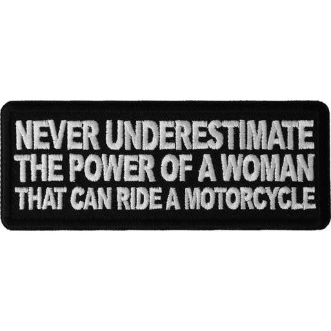 P6456 Never Underestimate the Power of a Woman That Can Ride a Motorc