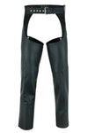 Unisex Basic Coin Pocket Leather Chaps
