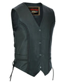 Enchantia Women's leather motorcycle vest