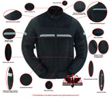 Men's Black Racer Mesh Jacket – Protective Design