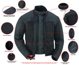 Cross Wind Men's Mesh Jacket – Black