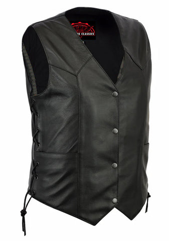 Women's Classic Side Lace Vest