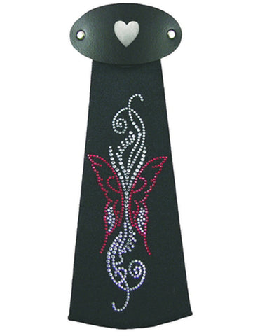 J76IJ2 Red Butterfly Hairtube