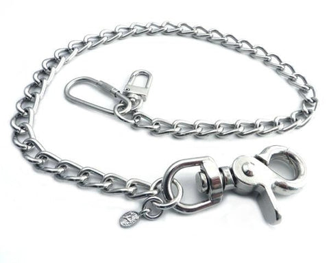 NC18-16 Splicer Chrome Wallet Chain 16"
