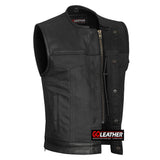 Vortex - Perforated Leather Vest