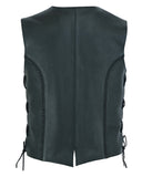Enchantia Women's leather motorcycle vest