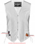 Enchantia Women's leather motorcycle vest
