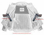 Men's Black Reflective Skulls Scooter Jacket