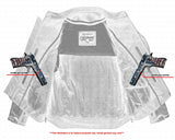 Men's Black Reflective Skulls Scooter Jacket