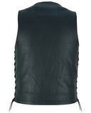 Men's Gold Traditional Vest - Black