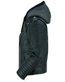 Rush Charm Women's Premium Cowhide Moto Jacket