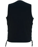 Men's Ten Pocket Denim Utility Vest - TALL