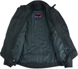 Men's Blast Black Micro Mesh Motorcycle Jacket – Ventilated