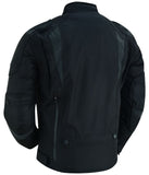Men's Blast Black Micro Mesh Motorcycle Jacket – Ventilated