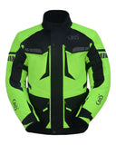 4-Season Hi-Vis Mens Textile Motorycyle Jacket  Waterproof & Ventilated
