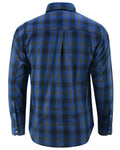 Flannel Shirt - Daze Blue and Black