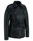 Dark Siren Women's Leather Jacket Black