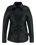Dark Siren Women's Leather Jacket Black