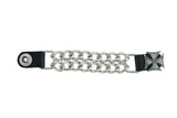 PKV142D Vest Extender - Iron Cross with Silver Glitter