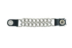 PKV142D Vest Extender - Iron Cross with Silver Glitter