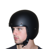 DOT Approved Daytona Cruiser Open Face Motorcycle Helmet - Men, Women & Youth - With Visor & Graphics - W/ Butterfly