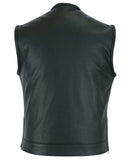 Eclipse Black Motorcycle Vest - Hidden Smart Access Pockets & Durable Lining