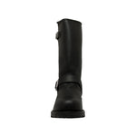 Shadowstep Men's Black leather motorcycle boots