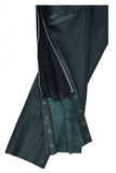 Road Rage Black leather motorcycle chaps