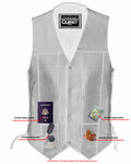 Men's Line Ranger Multi-Pocket Motorcycle Vest - Black