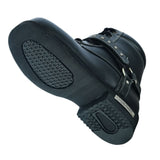 Women's Boots with Side Zipper and Single Strap