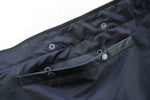 Men's AM  Black Cowhide Leather Motorcycle Vest