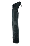 Tall Classic Leather Chaps with Jeans Pockets