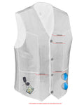 Advance Men's Buffalo Nickel Head Snap Vest