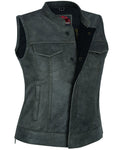 Women's Premium Single Back Panel Concealment Vest - GRAY